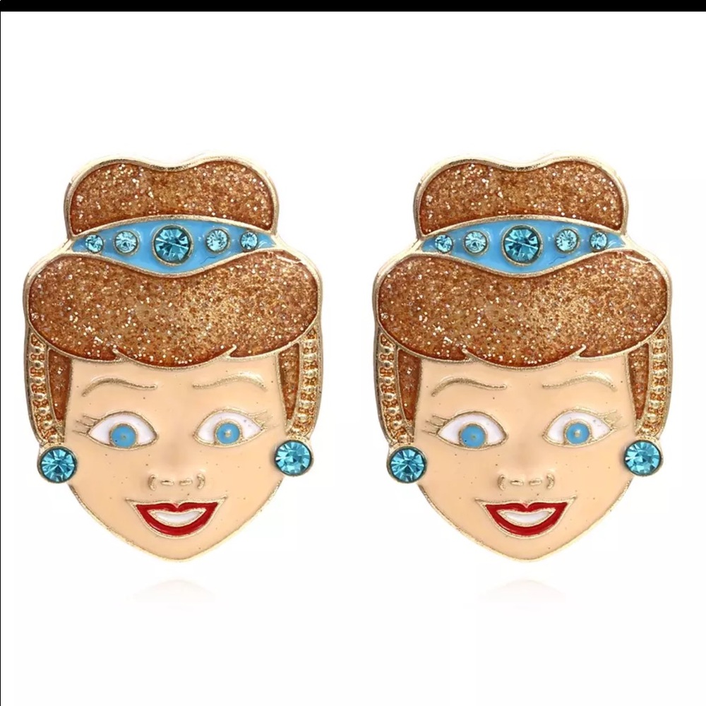 Cute Disney Princess Cinderella Earrings